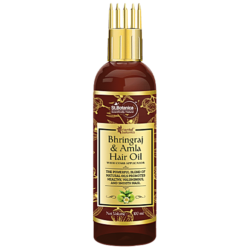 Buy Oriental Botanics Bhringraj Amla Hair Oil Promotes Healthy