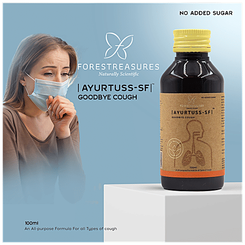 Buy Forestreasures Ayurtuss Sf Syrup Helps Reduce All Types Of Cough