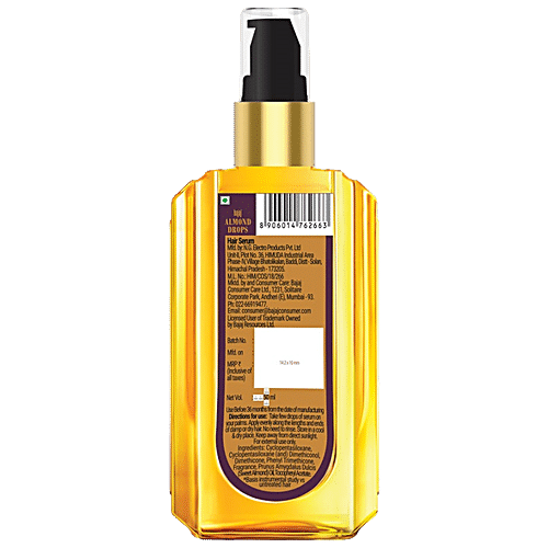 Buy Bajaj Almond Drops Serum With Oil For Hair Goodness Of Almond Oil