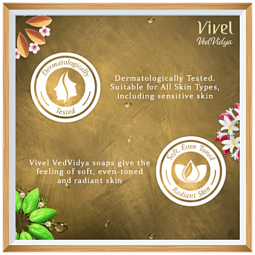 Buy Vivel Ved Vidya Luxury Soap Bars For Soft Even Toned Clear