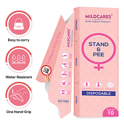 Buy Mildcares Stand Pee Female Urination Device Funnel Disposable