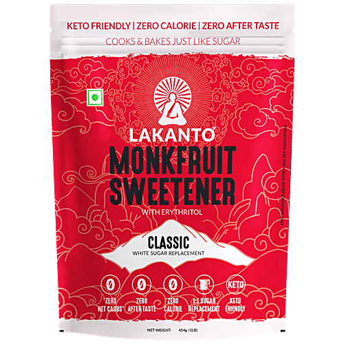 Buy Lakanto Monk Fruit Sweetener With Erythritol Classic Keto