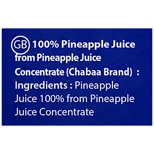 Buy Chabaa Pure Pineapple Juice Rich In Vitamin Online At Best