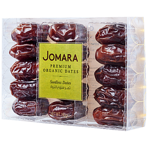 Buy JOMARA Premium Organic Dates Seedless Delicious Treat Rich In