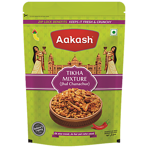 Buy Aakash Namkeen Tikha Mixture Authentic Taste Flavour Fresh