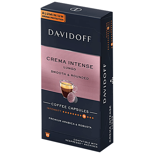 Buy Davidoff Crema Intense Lungo Smooth Rounded Coffee Capsules