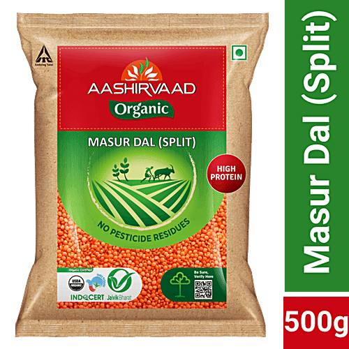 Buy Aashirvaad Organic Masur Dal Split Online At Best Price Of Rs 135