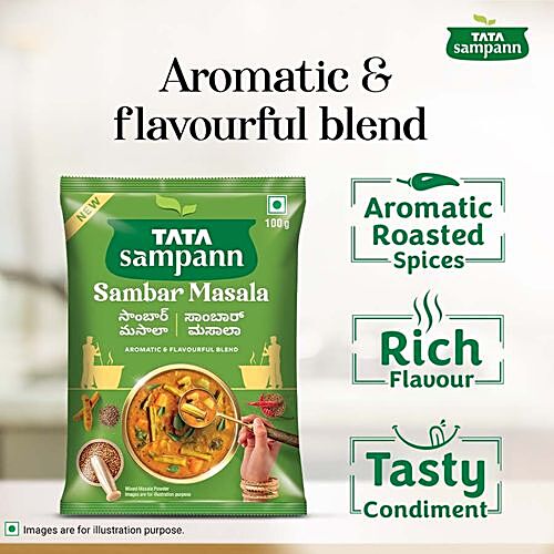 Buy Tata Sampann Sambar Masala Authentic Taste Of South India