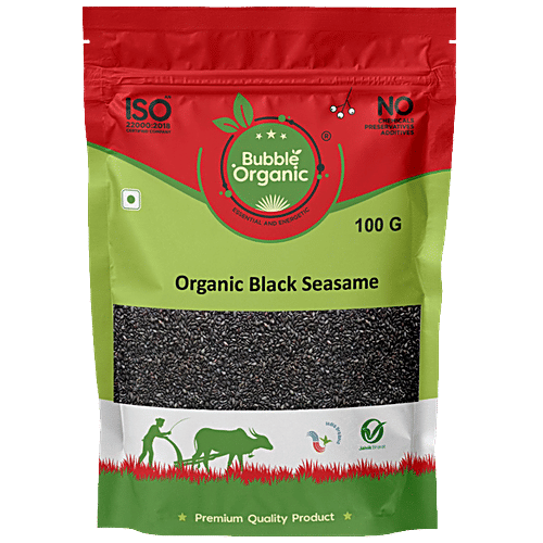 Buy Bubble Organic Black Sesame Seed Premium Online At Best Price Of