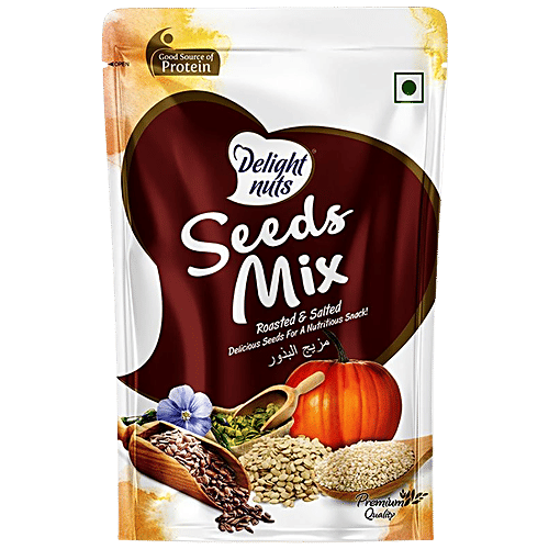 Buy Delight Nuts Seeds Mix Roasted Salted Nutritious Snack Online