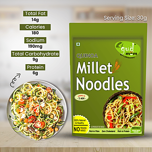 Buy Gudmom Quinoa Millet Noodles Online At Best Price Of Rs Bigbasket