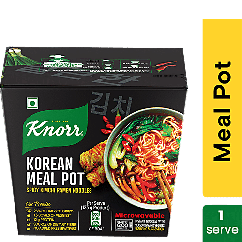 Buy Knorr Korean Meal Pot Spicy Kimchi Ramen Noodles Online At Best