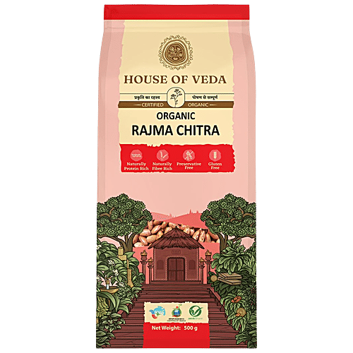 Buy HOUSE OF VEDA Organic Rajma Chitra Online At Best Price Of Rs 138