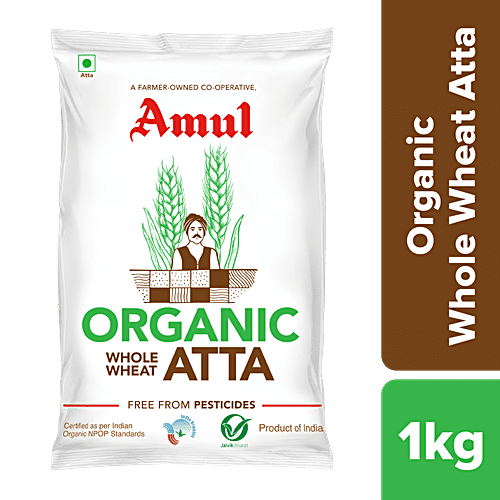 Buy Amul Organic Whole Wheat Atta Online At Best Price Of Rs 65 Bigbasket