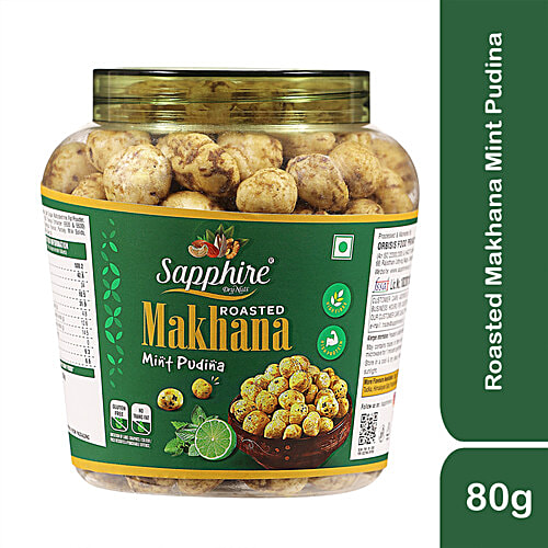 Buy Sapphire Dry Nuts Mint Pudina Roasted Makhana Online At Best Price