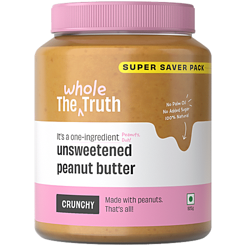 Buy The Whole Truth Peanut Butter Unsweetened Crunchy Online At