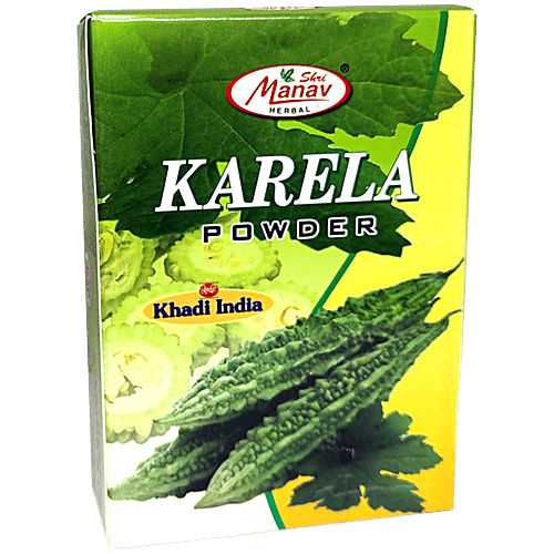 Buy Khadi India Shri Manav Herbal Karela Powder Online At Best Price Of