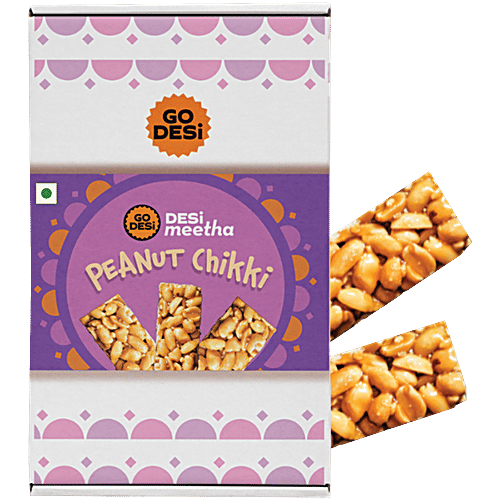 Buy Go Desi Peanut Chikki Online At Best Price Of Rs Bigbasket