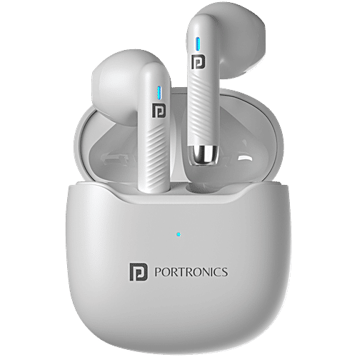 Buy Portronics Harmonics Twins S12 Smart TWS Earbuds White Online At