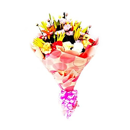 Buy Blooms Bouquets Flower Bouquet Mix Exotic Bunch Online At Best