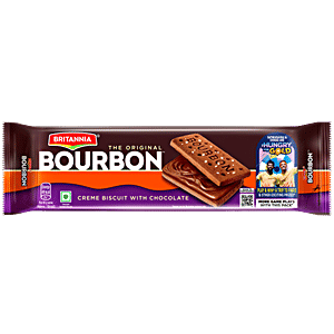 Buy Britannia Bourbon The Original Biscuits 120 Gm Pouch Online At Best