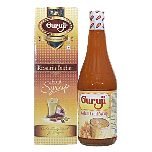 Buy Guruji Syrup Kesaria Thandai Premium Online At Best Price Of Rs