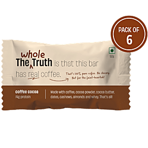 Buy The Whole Truth Protein Bars Double Cocoa No Added Sugar All