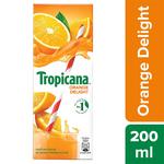 Buy Tropicana Fruit Juice Delight Orange 200 Ml Tetra Online At Best