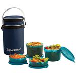 Buy Signoraware Executive Lunch Box T Blue Pc Set Of Online At Best