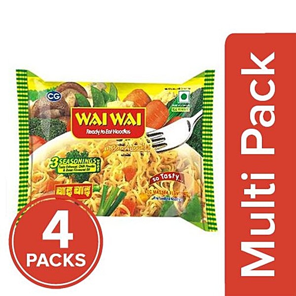 Buy Wai Wai Noodles Veg Masala Flavour X Gm Multipack