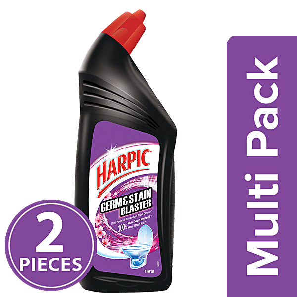 Buy Harpic Toilet Cleaner Germ Stain Blaster Floral X Ml