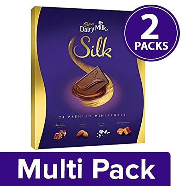 Buy Cadbury Dairy Milk Silk Dairy Milk 4 Flavours Miniatures Gift