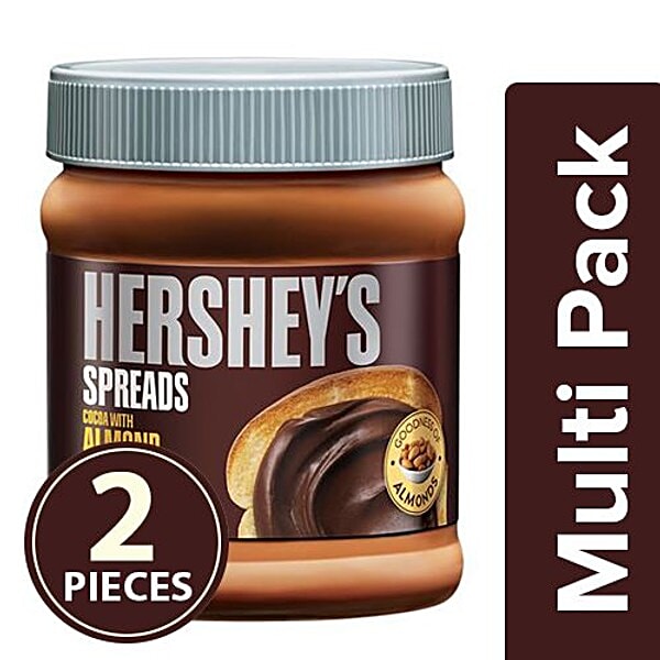 Buy Hersheys Spread Cocoa With Almond 2x300 Gm Multipack Online At