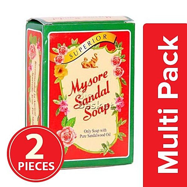 Buy Mysore Sandal Bathing Soap 2x125 Gm Multipack Online At Best