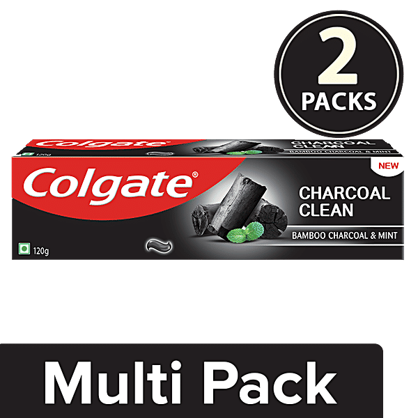 Buy Colgate Charcoal Clean Gel Toothpaste Bamboo Charcoal Mint