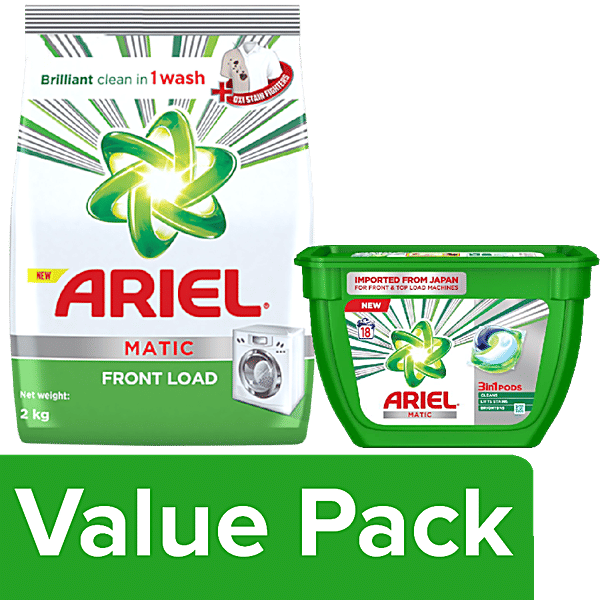 Buy Ariel Matic Front Load Detergent Powder Kg In Pods