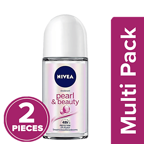 Buy NIVEA Pearl Beauty Women Deodorant Roll On For Smooth