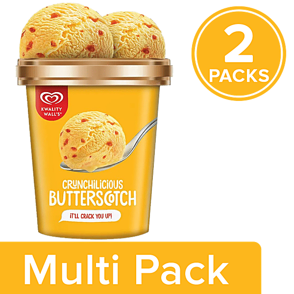 Buy Kwality Wall S Frozen Dessert Crunchilicious Butterscotch Online