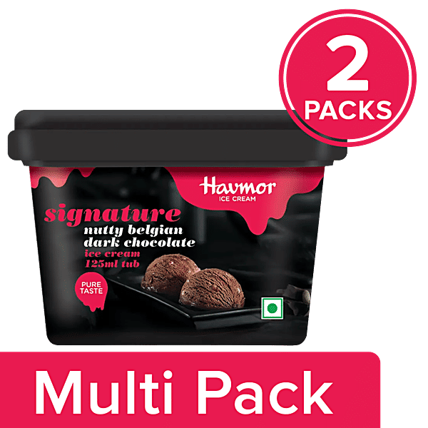 Buy Havmor Ice Cream Signature Nutty Belgian Dark Chocolate Online