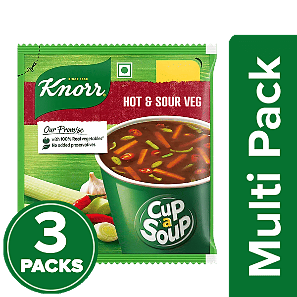 Buy Knorr Hot Sour Cup A Soup 100 Real Vegetables No Added