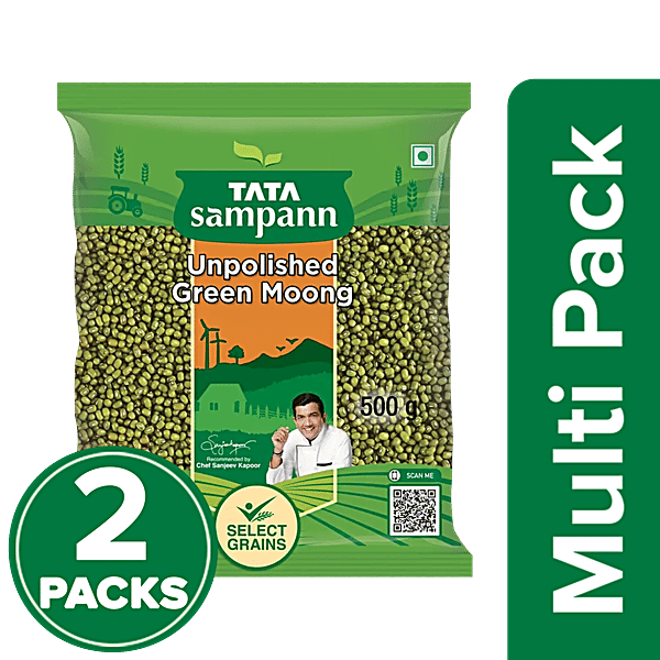 Buy Tata Sampann Unpolished Green Moong Dal Whole Online At Best