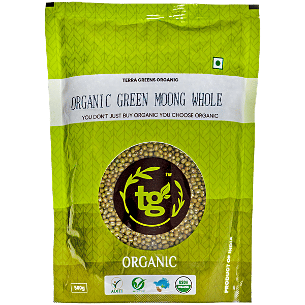 Buy Terra Greens Green Moong Whole Gm Pouch Online At The Best