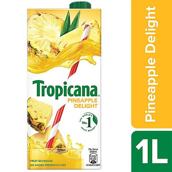 Buy Tropicana Fruit Juice Delight Pineapple L Online At Best Price Of