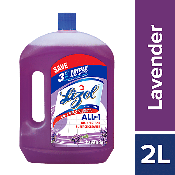 Buy Lizol Disinfectant Surface Cleaner Lavender 2 Ltr Online At Best