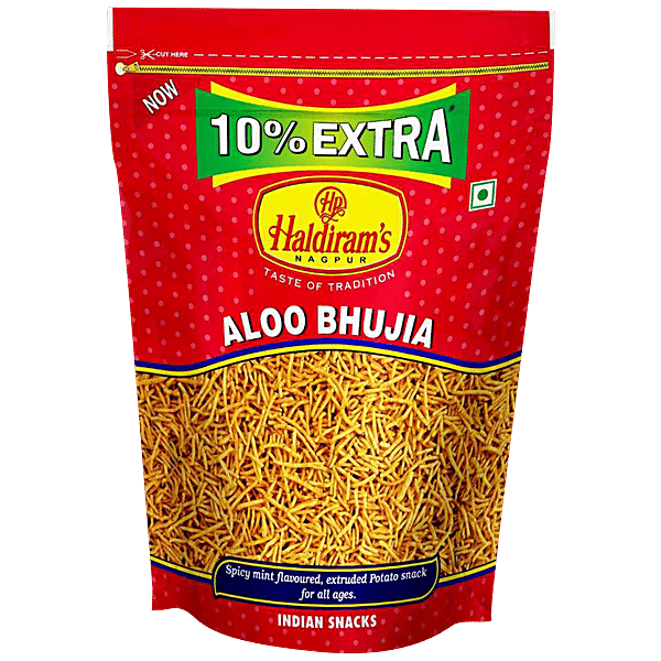 Buy Haldirams Namkeen Aloo Bhujia Gm Pouch Online At Best Price Of