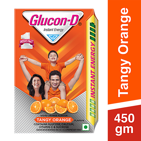 Buy Glucon D Energy Drink Pure Glucose Tangy Orange 45050 Gm Online At