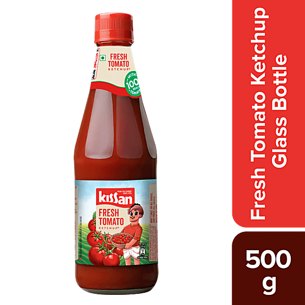 Buy Kissan Fresh Tomato Ketchup 500 Gm Bottle Online At Best Price Of