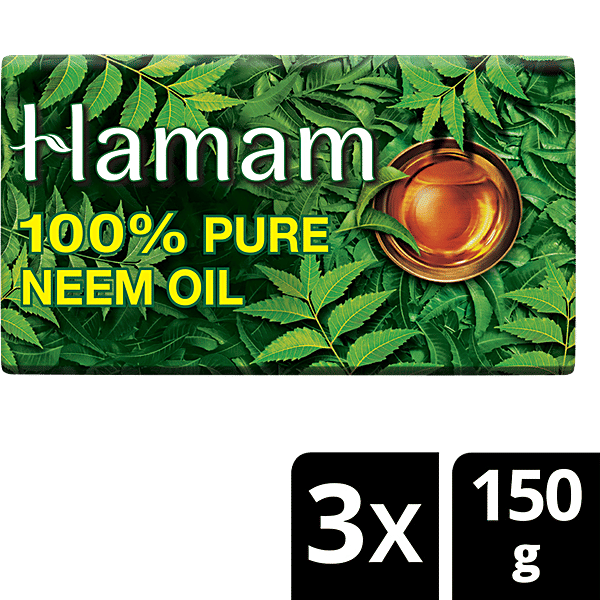 Buy Hamam Bathing Soap With Neem Tulsi Aloe Vera 150 Gm Online At Best