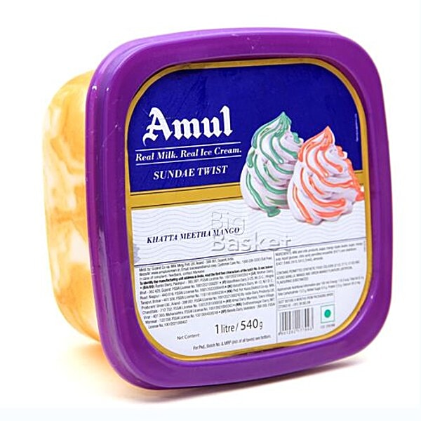 Buy Amul Sundae Twist Khatta Meetha Mango Ice Cream Online At Best