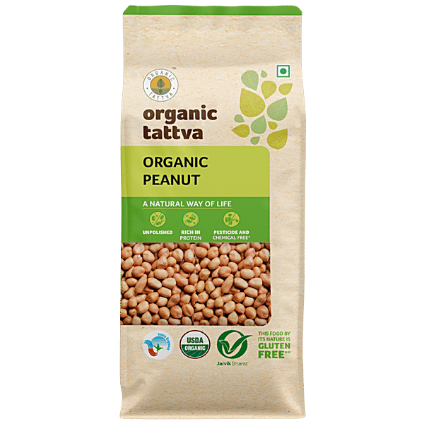 Buy Organic Tattva Groundnuts 500 Gm Pouch Online At The Best Price Of